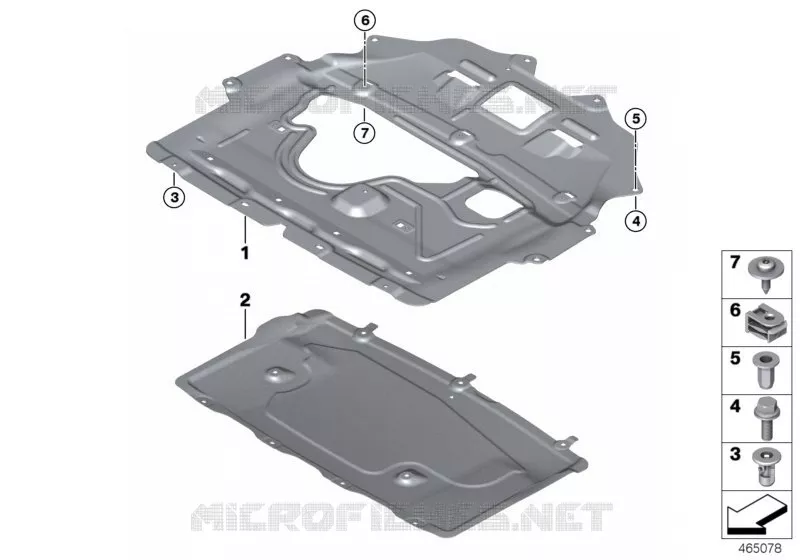 Protection de compartiment moteur MINI MINI ONE 2016 One N One