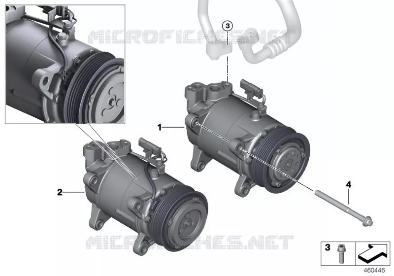 RP compresseur de climatisation MINI MINI ONE FIRST 2014 One First N One First