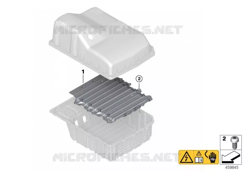 Renfort module accumulateur haute tensio MINI MINI COOPER SE 2016 Cooper SE ALL4 N Cooper SE ALL4
