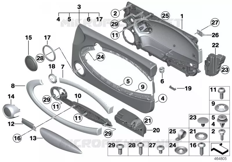 Revêtements de porte MINI MINI ONE 2009 One N One