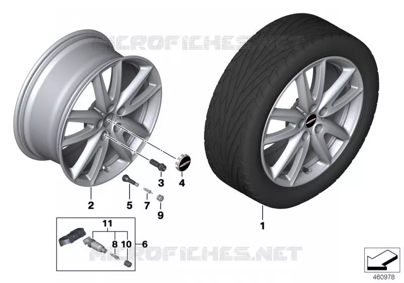 Roue LM MINI JCW Grip Spoke 520 - 18