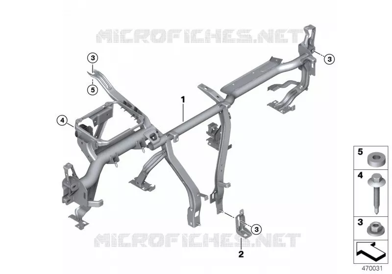 Support tableau de bord MINI MINI COOPER SD 2016 Cooper SD N Cooper SD