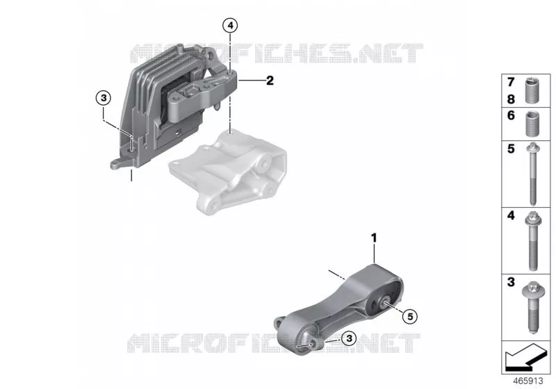 Suspension moteur MINI MINI COOPER D 2017 Cooper D N Cooper D