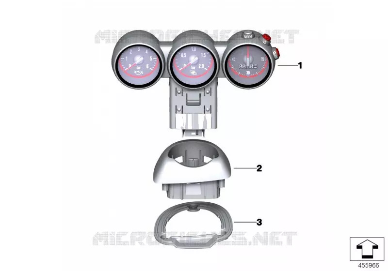 Tableau de bord Chrono Paket MINI MINI ONE D 2014 One D N One D