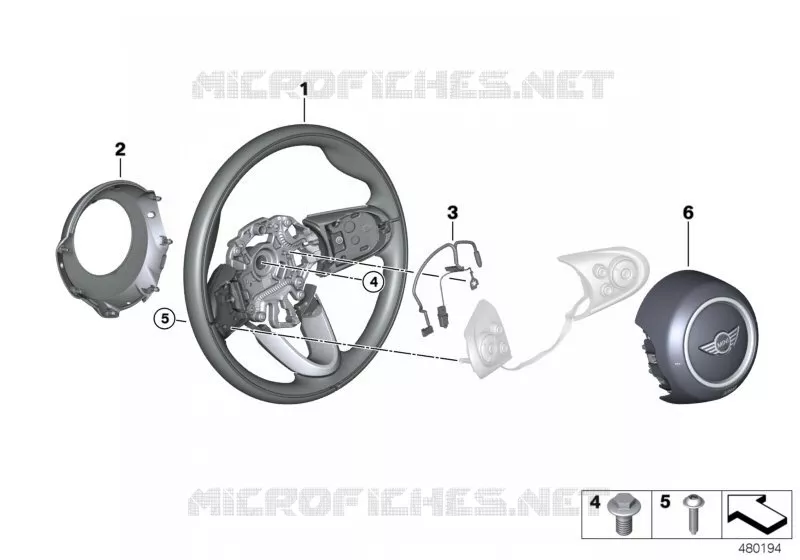 Volant airbag MINI MINI COOPER 2015 Cooper N Cooper