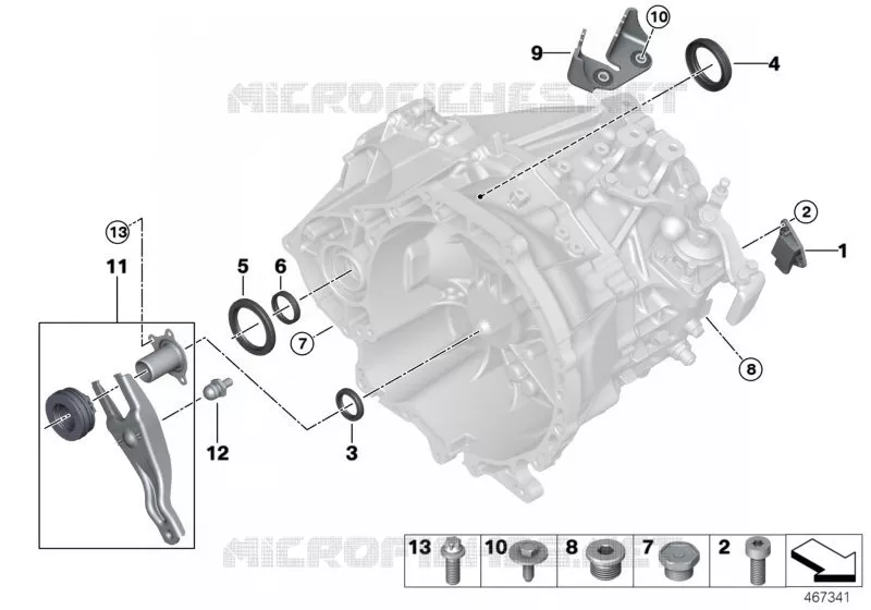 pièces détachées de BV GS6X60DA MINI MINI COOPER D 2017 Cooper D ALL4 N Cooper D ALL4