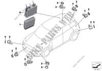 Système daide au stationnement (PDC) pour MINI Cooper S ALL4 de 2015