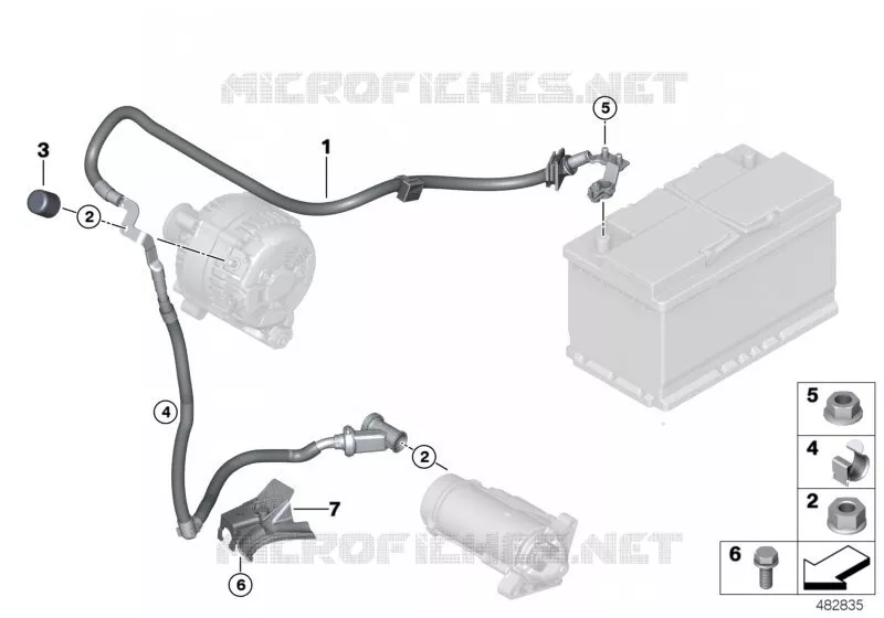 Câble de batterie/câble de démarreur MINI MINI ONE 2016 One N One