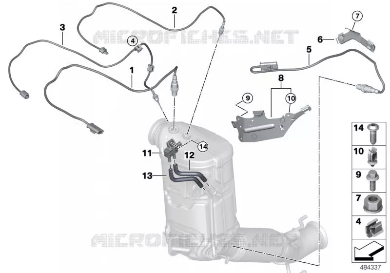 Capt. filtre particules/pièc.rapportées MINI MINI COOPER D 2018 Cooper D N Cooper D