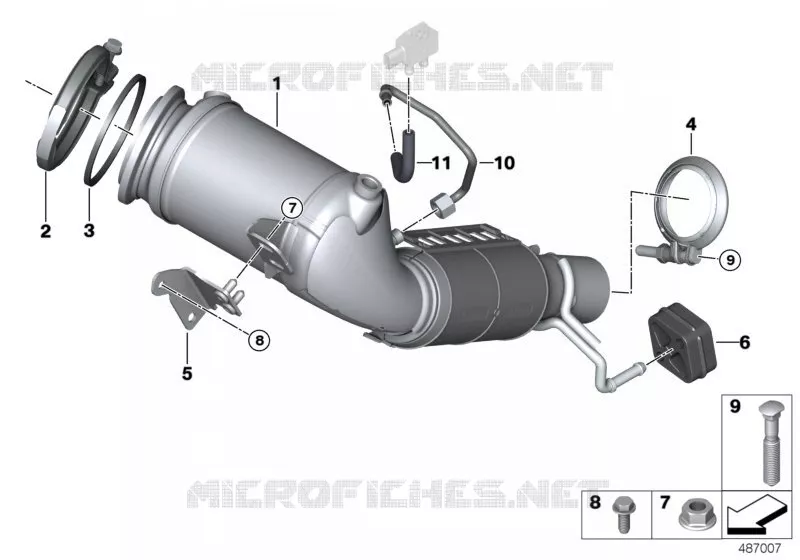 Catalyseur proche du moteur MINI MINI COOPER S 2018 Cooper S N Cooper S