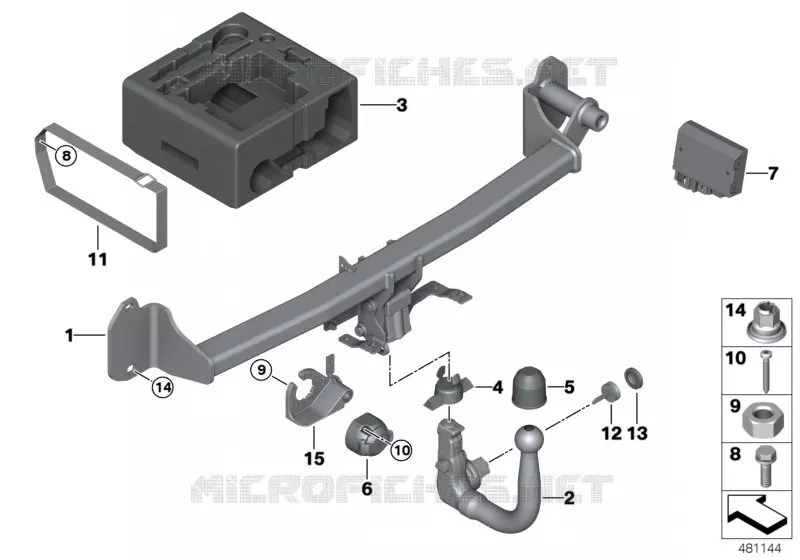 Dispositif dattelage amovible MINI MINI COOPER SD 2015 Cooper SD ALL4 N Cooper SD ALL4