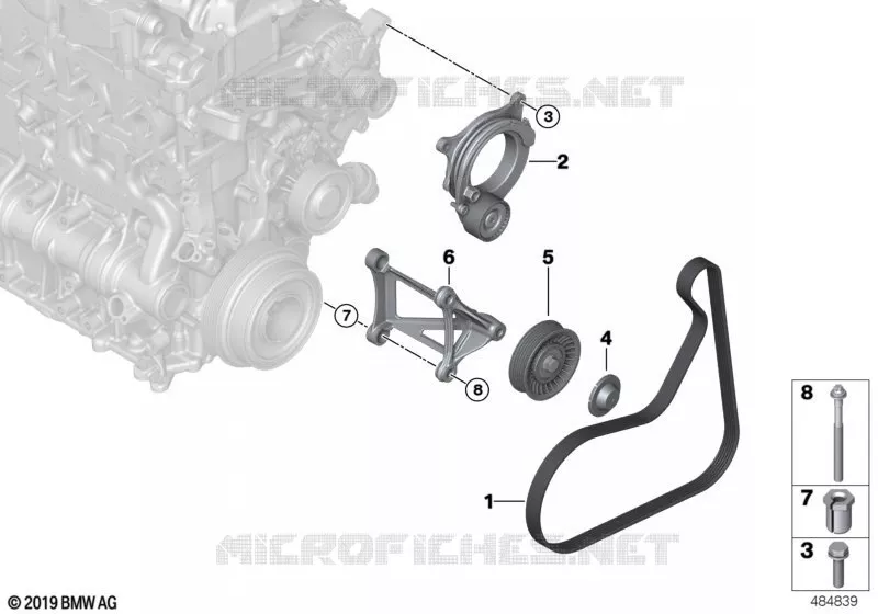 Entraînement pompe à eau / Alternateur MINI MINI COOPER D 2017 Cooper D N Cooper D