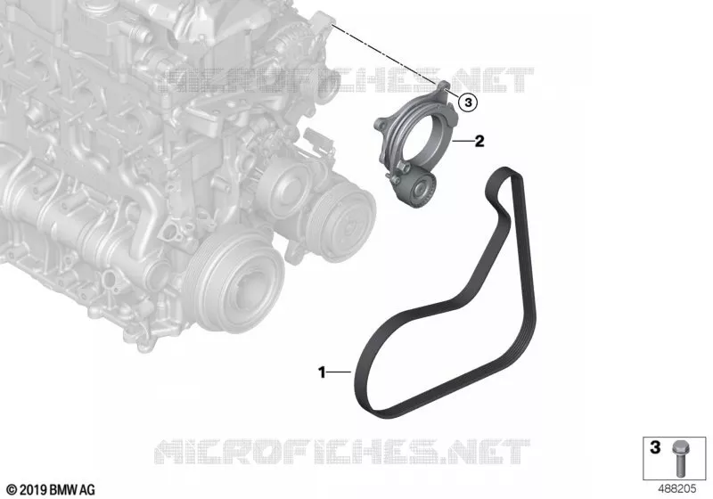 Entraînement pompe à eau / Alternateur MINI MINI COOPER D 2017 Cooper D N Cooper D