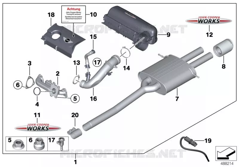 JCW Tuning Kit MINI MINI COOPER S 2010 Cooper S N Cooper S