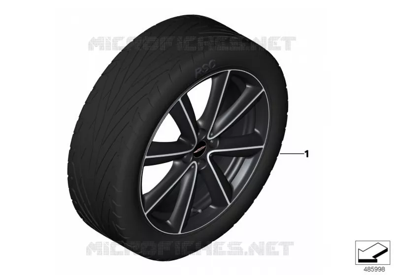 JCW roue all.lég.V-Spoke R133 - 18