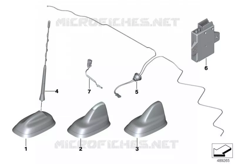 Pièces dantenne MINI MINI ONE D 2016 One D N One D