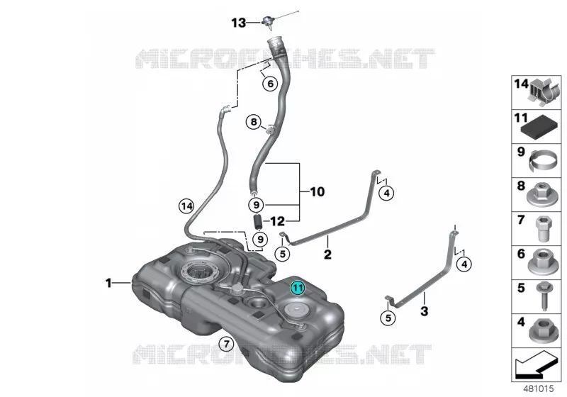 Pieces de reservoir a carburant MINI MINI COOPER SD 2017 Cooper SD N Cooper SD