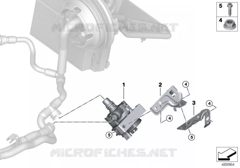 Pompe à eau électrique / fixation MINI MINI COOPER 2017 Cooper N Cooper