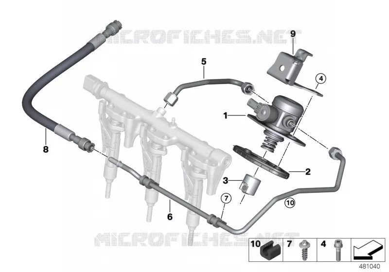 Pompe à haute pression/Conduites MINI MINI COOPER SE 2016 Cooper SE ALL4 N Cooper SE ALL4