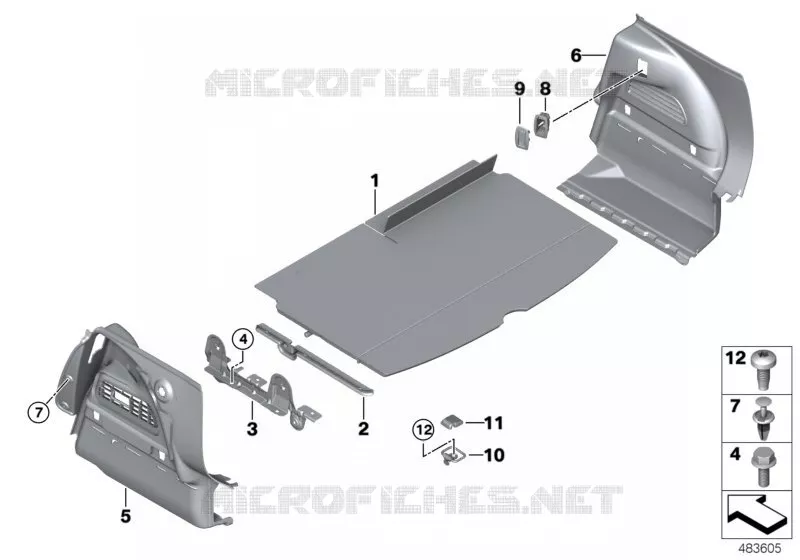 Post-équip. plancher chargement plat MINI MINI JOHN COOPER WORKS 2007 Coop.S JCW N Coop.S JCW
