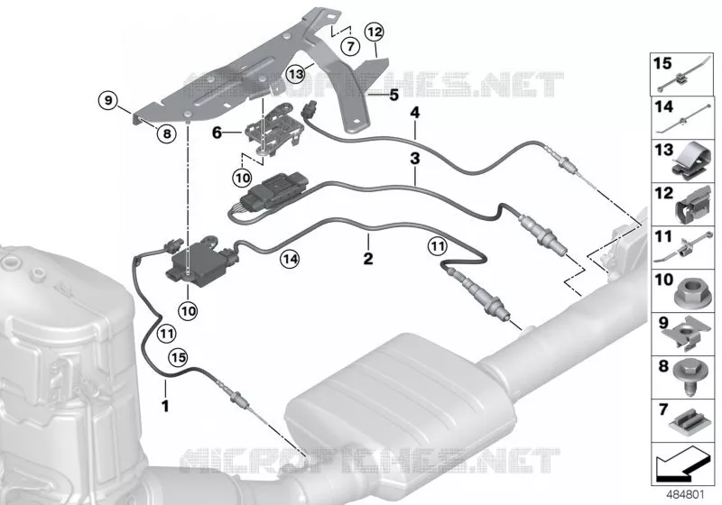 Sonde gaz déchappement / sonde NOX MINI MINI COOPER D 2017 Cooper D N Cooper D