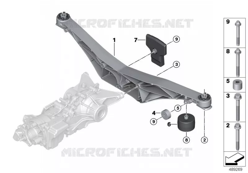 traverse pont arrière MINI MINI COOPER SD 2018 Cooper SD N Cooper SD