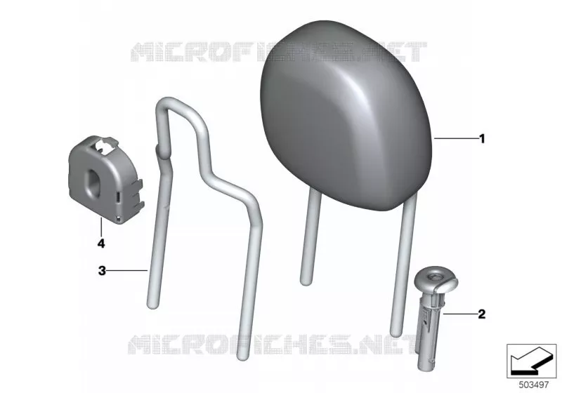 Appuie-tête avant MINI MINI COOPER SD 2019 Cooper SD N Cooper SD