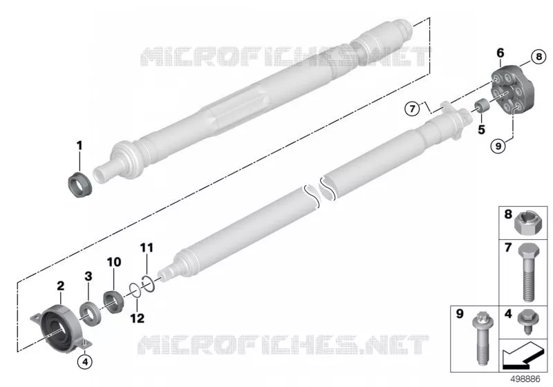 Arbre de transmission, pièces détachées MINI MINI COOPER SD 2016 Cooper SD ALL4 N Cooper SD ALL4