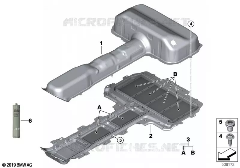 Boîtier accumulateur haute tension MINI MINI COOPER SE 2018 Cooper SE N Cooper SE