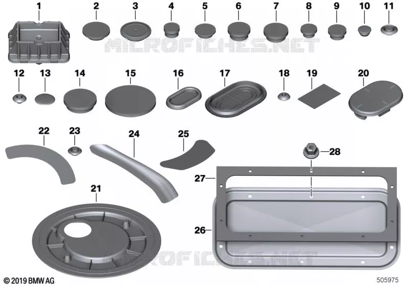 Bouchon de fermeture/obturateur MINI MINI COOPER 2015 Cooper N Cooper