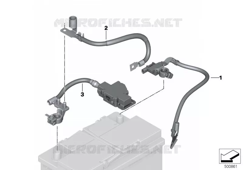 Câble de batterie - câble de masse MINI MINI COOPER S 2013 Cooper S N Cooper S