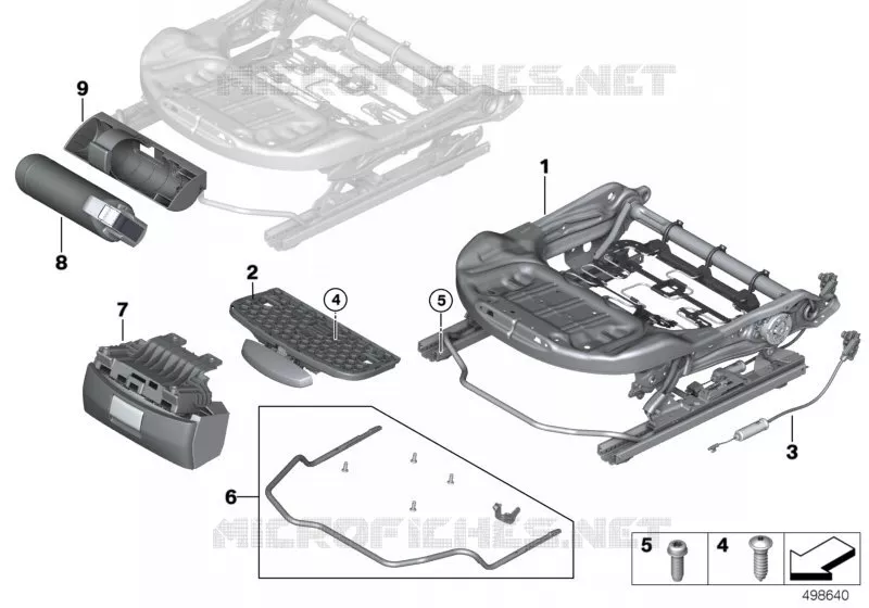 Cadre de siege avant MINI MINI ONE FIRST 2017 One First N One First