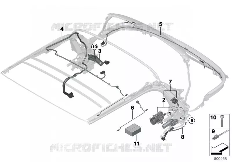 Capote électricité/faisceau de câbles MINI MINI COOPER S 2018 Cooper S N Cooper S