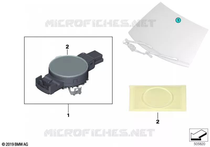Capteur pluie/luminosité/ensoleill./buée MINI MINI ONE FIRST 2013 One First N One First
