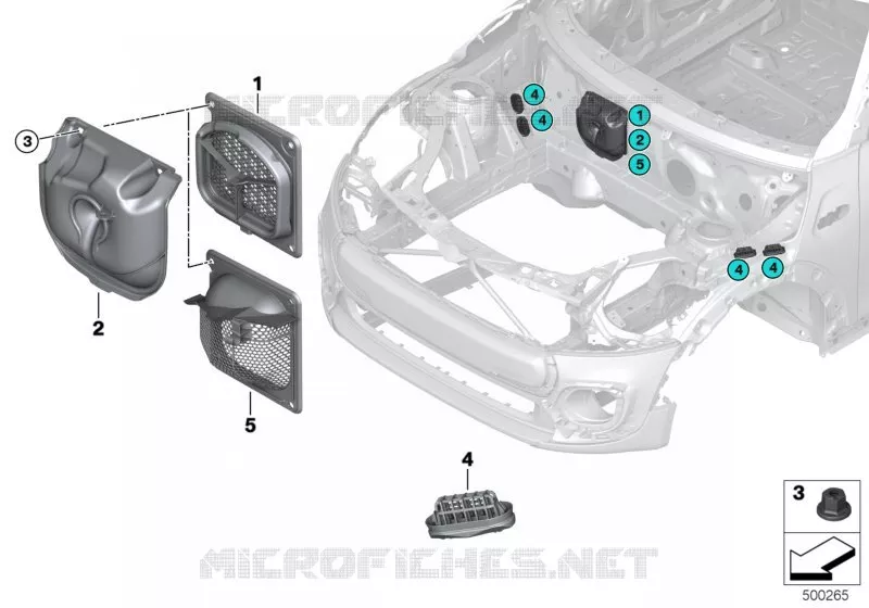 Conduit dair frais avec séparation eau MINI MINI ONE D 2016 One D N One D
