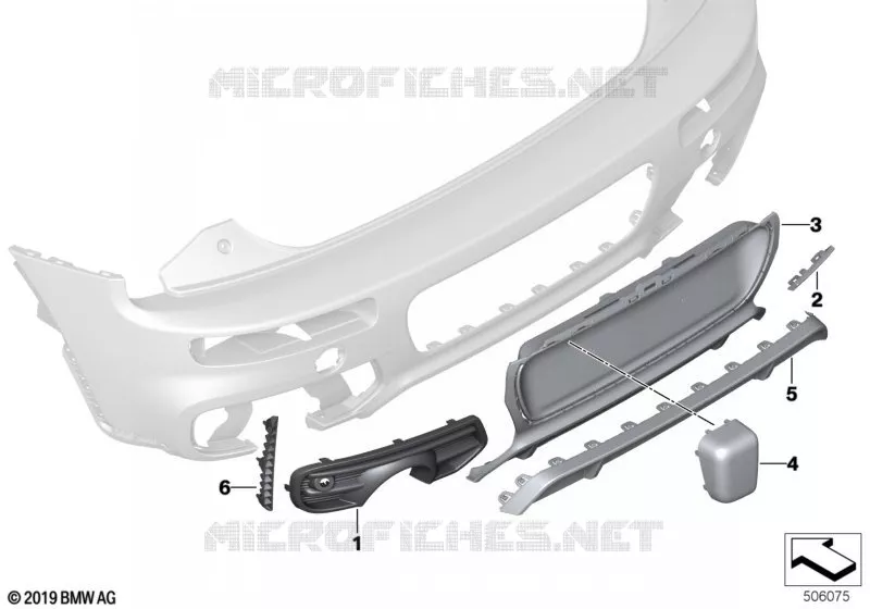 Habillage Aérokit éléments décor. arr. MINI MINI COOPER SD 2019 Cooper SD N Cooper SD