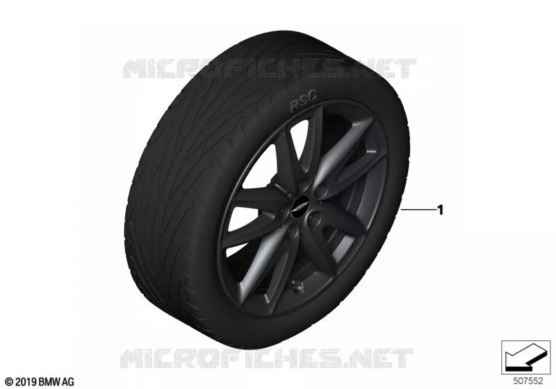 JCW LM Rad Grip Spoke 815 - 18
