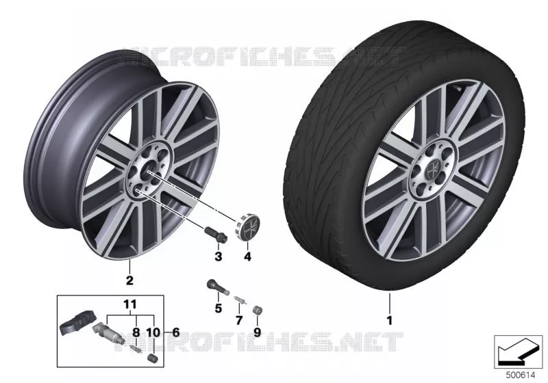 MINI AL Mini Yours Brit. Spoke 820 - 18