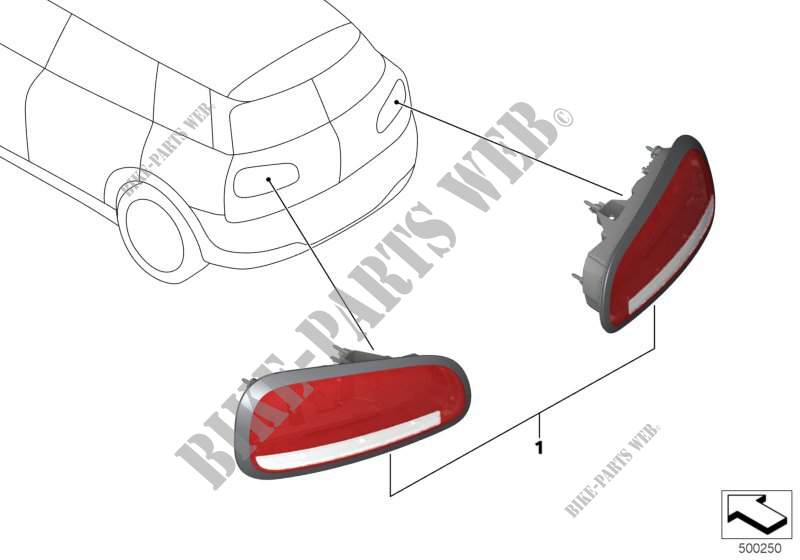 Transformation feux arrière facelift pour MINI Cooper de 2014