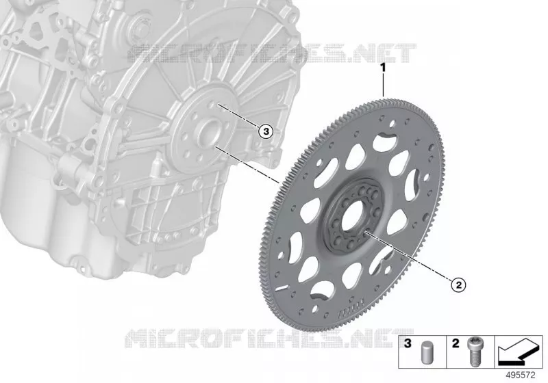 Volant moteur pour boite vt automatique MINI MINI COOPER SD 2019 Cooper SD N Cooper SD